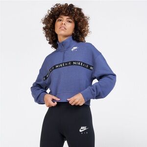 Nike Air 1/2 zip crop jacket
